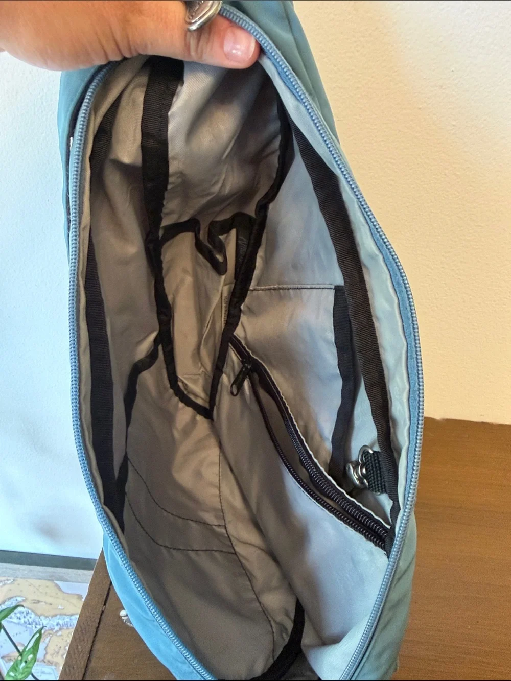 Ameribag Casual Sling Bag in Slate Blue